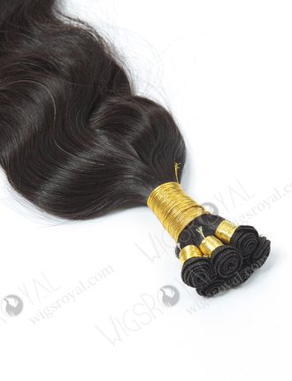 In Stock Brazilian Virgin Hair 26" Natural Wave Natural Color Hand-tied Weft SHW-016