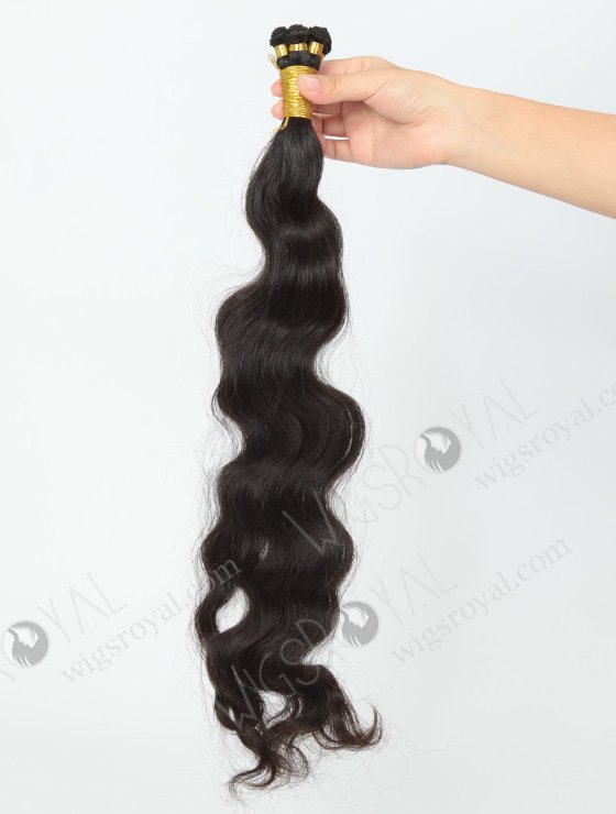 In Stock Brazilian Virgin Hair 24" Natural Wave Natural Color Hand-tied Weft SHW-015-13797