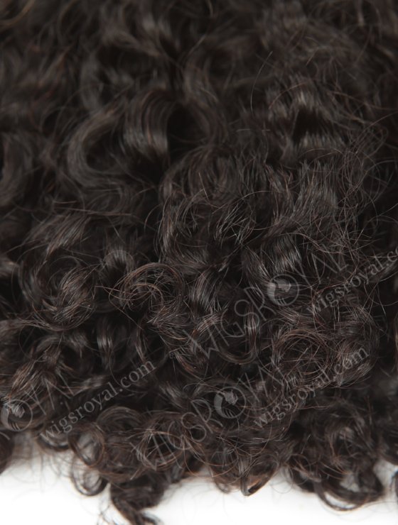 Double Drawn 16'' 5A Peruvian Virgin Bigger Than Jeri Curl Natural Color Hair Wefts WR-MW-166-14150