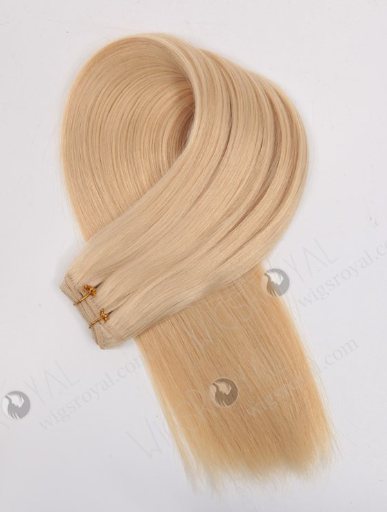 Top Quality Double Draw 22'' European Virgin Straight 60# Color Hair Wefts WR-MW-147-15825