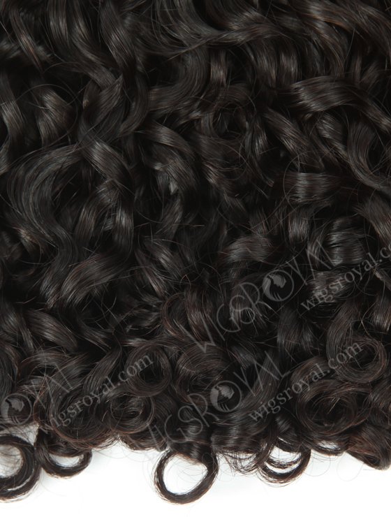 Hot Selling Double Drawn 14'' 5a Peruvian Virgin Loose Pissy Curl Natural Color Hair Wefts WR-MW-151-15799