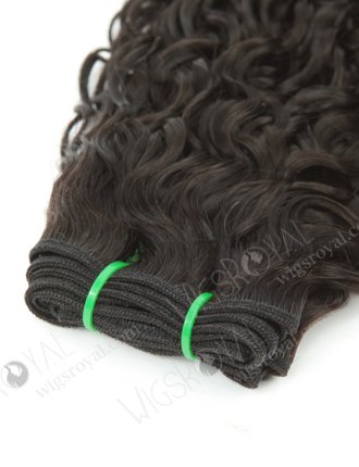 Hot Selling Double Drawn 14'' 5a Peruvian Virgin Loose Pissy Curl Natural Color Hair Wefts WR-MW-151
