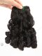 Double Drawn 16'' 5a Peruvian Virgin Curl As Pictures Natural Color Hair Wefts WR-MW-156