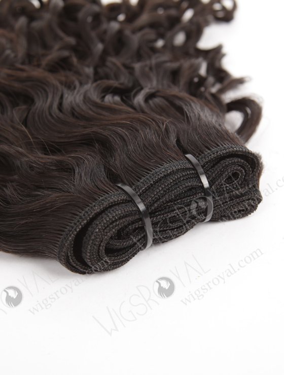 Top Quality 12'' Peruvian Virgin Curl As Pictures Natural Color Hair Wefts WR-MW-150-15812