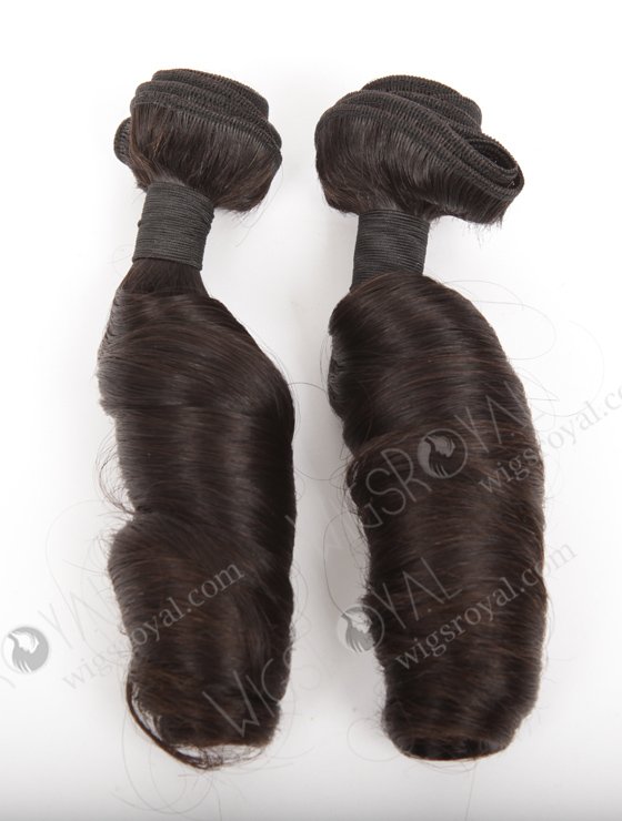 Top Quality 14'' Peruvian Virgin Curl As Pictures Natural Color Hair Wefts WR-MW-149-15816