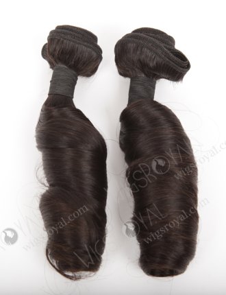 Top Quality 14'' Peruvian Virgin Loose Spiral Curl Natural Color Hair Wefts WR-MW-149