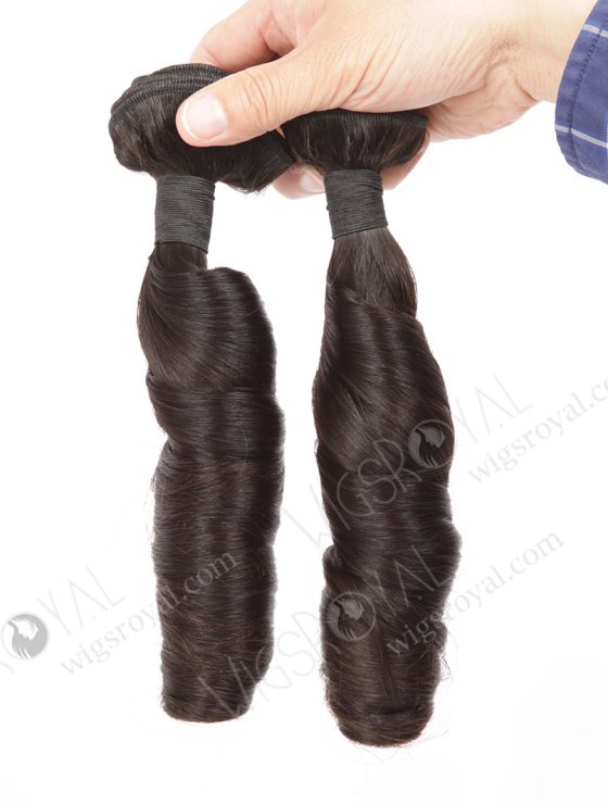 Top Quality 14'' Peruvian Virgin Curl As Pictures Natural Color Hair Wefts WR-MW-149-15815