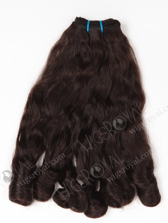 New Fashion Top Quality Peruvian Virgin Wavy With Curl Tip Human Hair Wefts WR-MW-129-15920