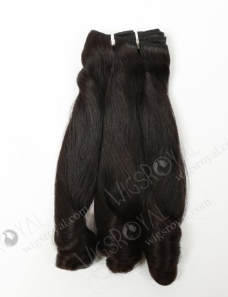 New Fashion Malaysian Virgin Straight With Spiral Curl Tip Human Hair Wefts WR-MW-120