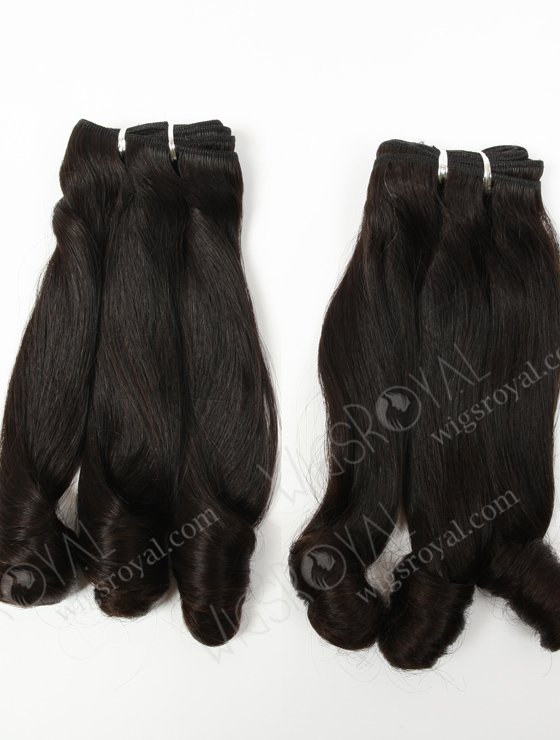 New Fashion Malaysian Virgin Straight With Spiral Curl Tip Human Hair Wefts WR-MW-120-15973