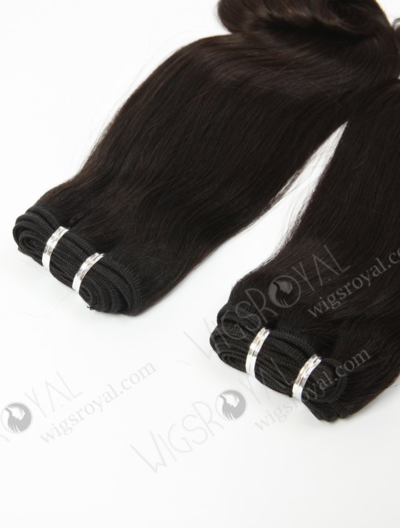 Top Quality 14'' Malaysian Virgin Straight With Roll Curl Tip Human Hair Wefts WR-MW-121-15970