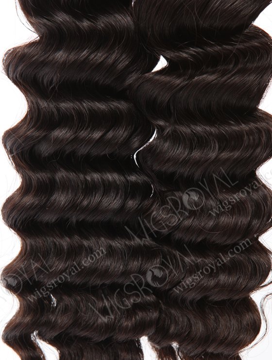 Double Draw 20'' Peruvian Virgin Deep Body Wave Natural Color Human Hair Wefts WR-MW-142-15851
