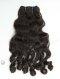 18'' Indian Remy Custom Curl Natural Color Human Hair Wefts WR-MW-138