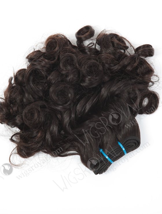 Grade 7A 12'' Peruvian Virgin Natural Color Human Hair Wefts WR-MW-125-15944