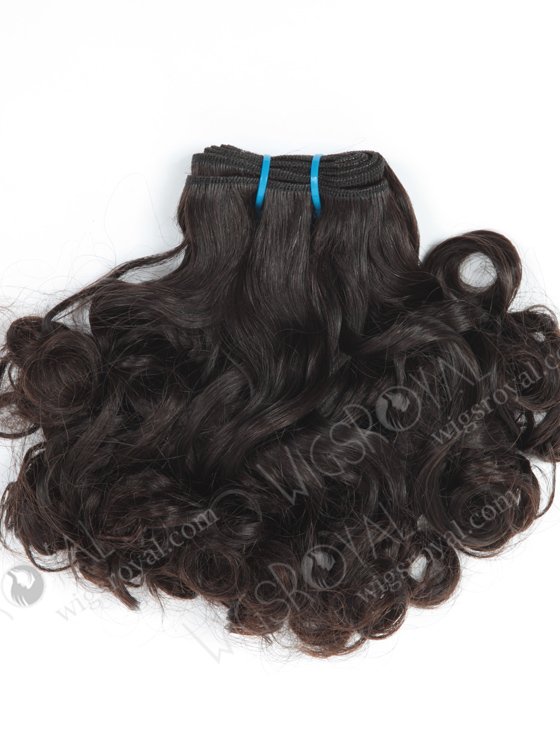 Grade 7A 12'' Peruvian Virgin Natural Color Human Hair Wefts WR-MW-125-15941