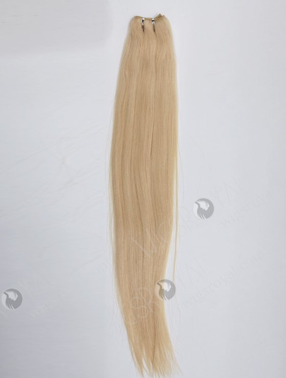 Blonde Color 28'' Chinese Virgin Straight 613# Human Hair Wefts WR-MW-140-15861