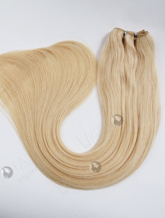 Blonde Color 28'' Chinese Virgin Straight 613# Human Hair Wefts WR-MW-140-15862