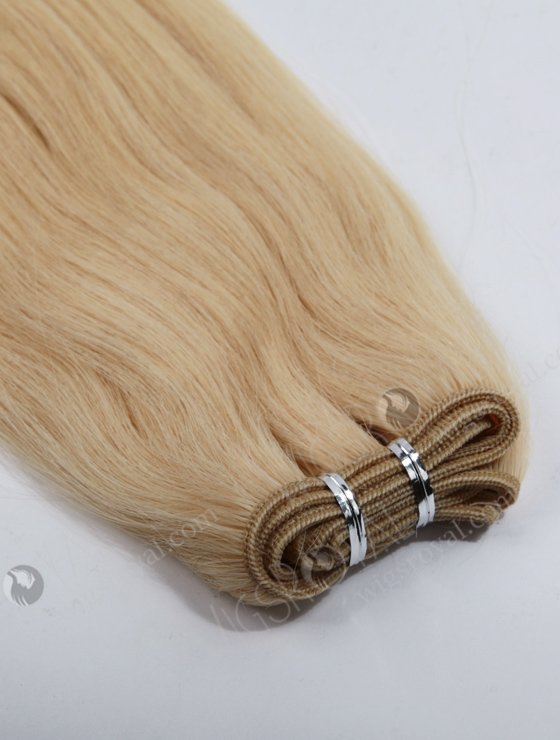 Blonde Color 28'' Chinese Virgin Straight 613# Human Hair Wefts WR-MW-140-15863