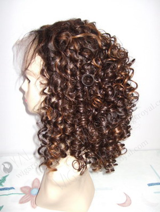 In Stock Synthetic Hair Lace Front Wig 22" Curl As Picture Color 4/27# SP-017-2-16541