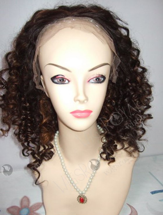 In Stock Synthetic Hair Lace Front Wig 22" Curl As Picture Color 4/27/30# SP-017-3-16549