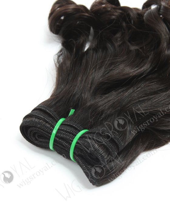 Hot Selling Straight With Curl Tip 12'' Peruvian Virgin Human Hair Wefts WR-MW-106-16050