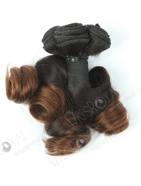 Best Quality Egg Roll Curl 12'' Chinese Virgin Human Hair Wefts WR-MW-103-16065