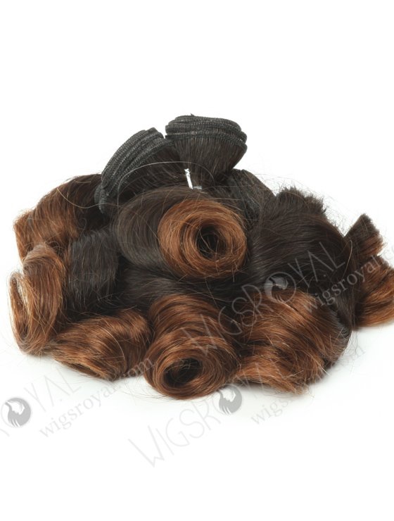 Best Quality Egg Roll Curl 12'' Chinese Virgin Human Hair Wefts WR-MW-103-16069