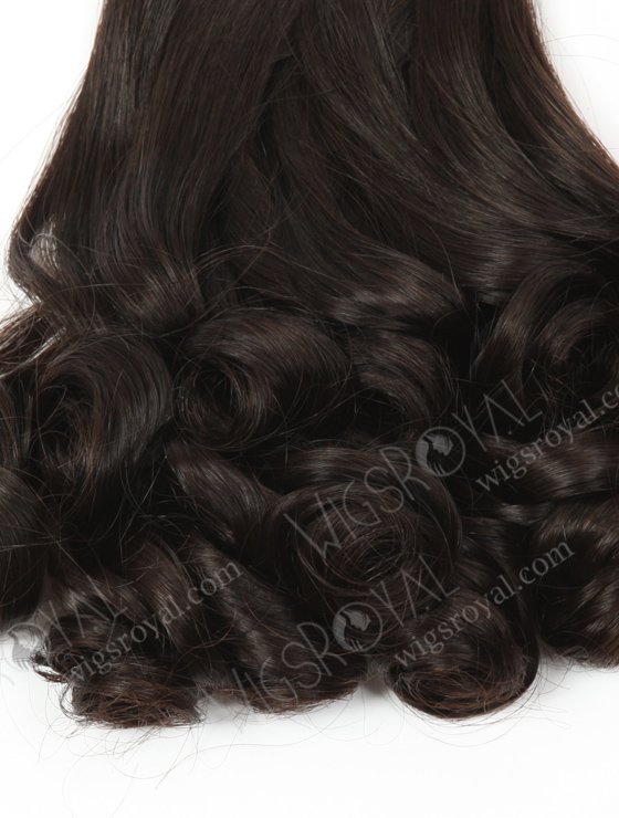 Hot Selling Straight With Curl Tip 12'' Brazilian Virgin Human Hair Wefts WR-MW-107-16045