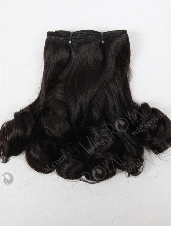 Double Draw 10" Tip Curl Natural Color Brazilian Virgin Funmi Hair WR-MW-092-16124