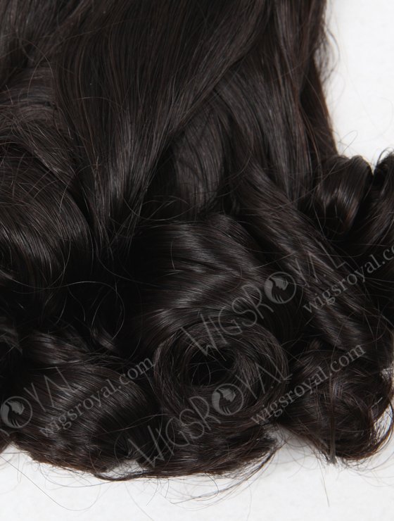 Double Draw 10" Tip Curl Natural Color Brazilian Virgin Funmi Hair WR-MW-092-16127