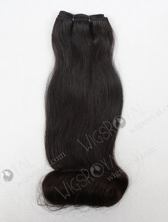 Double Draw Straight with Roll Curl Peruvian Virgin Hair Machine Weft WR-MW-089-16140