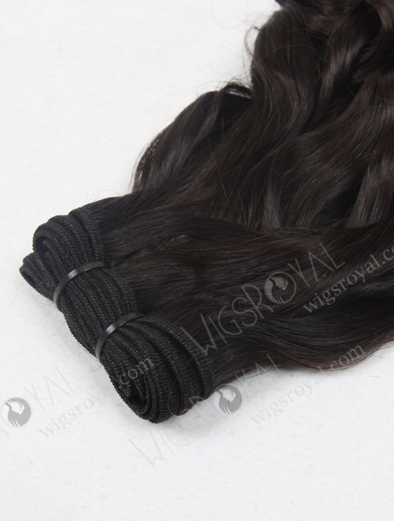 Double Draw Tip Curl Peruvian Hair Weave For Sale WR-MW-090-16136