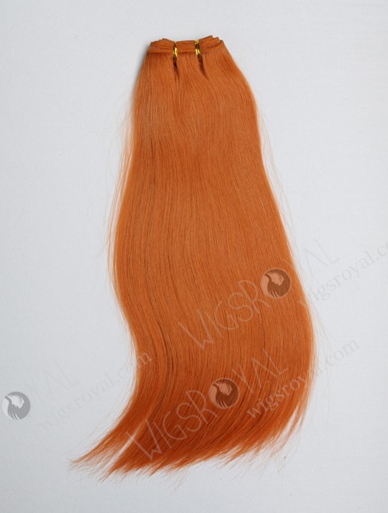 Straight Orange Color Hair Extension WR-MW-068-16309