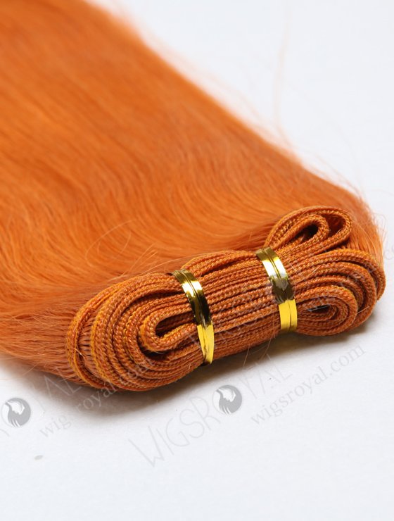 Straight Orange Color Hair Extension WR-MW-068-16308