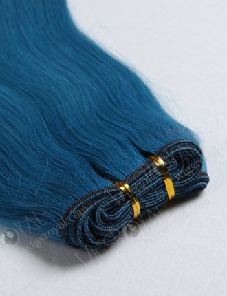 Blue Color Brazilian Straight Hair Weave Bundles WR-MW-064