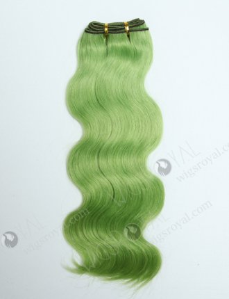 Green Color Body Wave Virgin Brazilian Hair Extension WR-MW-059