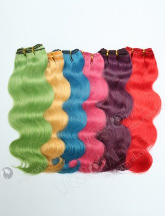 Body Wave Pink Hair Extensions WR-MW-057