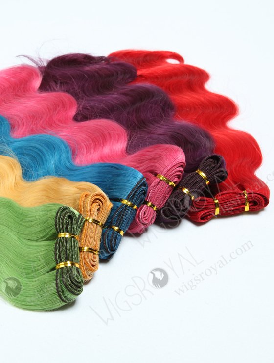 Body Wave Pink Hair Extensions WR-MW-057-16446