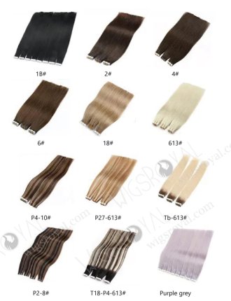 Summary of Various Styles of Virgin Hair Tape Hair Extension WR-TP-005