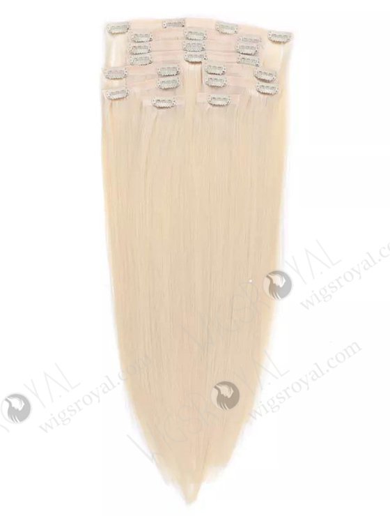 Luxury invisible human hair extensions seamless clip ins 100% human hair clip in hair extensions WR-CW-006-17265