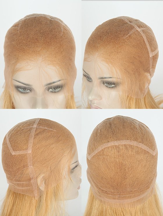 Mixed Color Fashion Human Hair Wigs WR-LW-076-17348