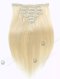Blonde Color Human Hair Clip in Hair Extensions WR-CW-004