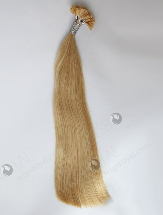 V tip keratin human hair extension European virgin hair 20'' straight #24 color WR-PH-008-16946