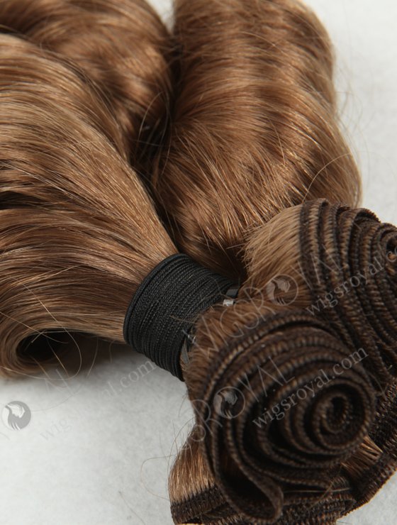 Custom Made Medium Brown Brazilian Virgin Big Loose Curl Weave WR-MW-027-16645
