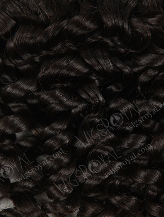 Double Draw 12" Spring Curl Natural Color Brazilian Virgin Hair Weave WR-MW-005-16865