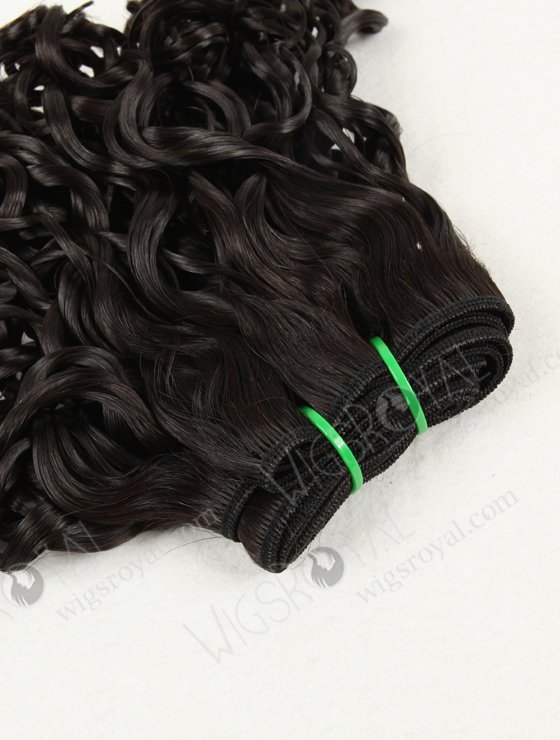 Brazilian Virgin Hair 10" Bouncy Curl(Tighter Tip) Natural Color Machine Weft WR-MW-002-16884