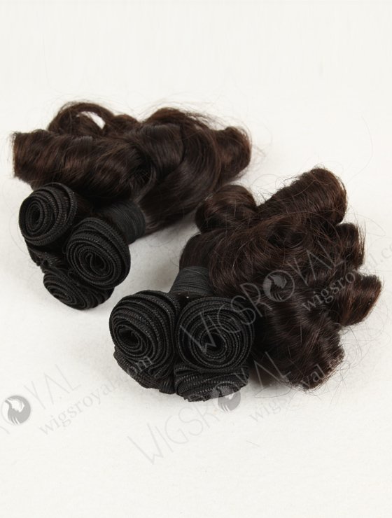 Double Draw 10" Egg Roll Curl Virgin Peruvian Hair Weft WR-MW-003-16876