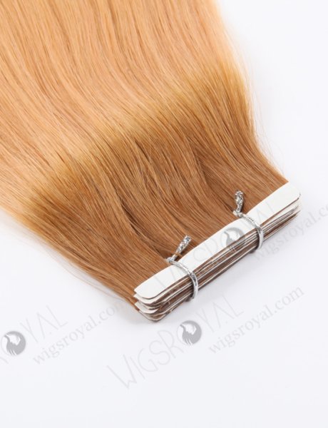Top quality 18''Brazilian virgin T8/16# Color Straight Tape Hair Extension WR-TP-007