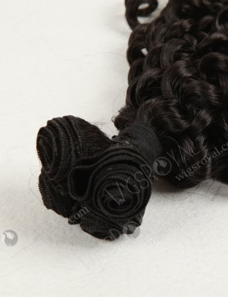 Double Draw 14" Spring Curl Natural Color Peruvian Virgin Hair Weaving WR-MW-006
