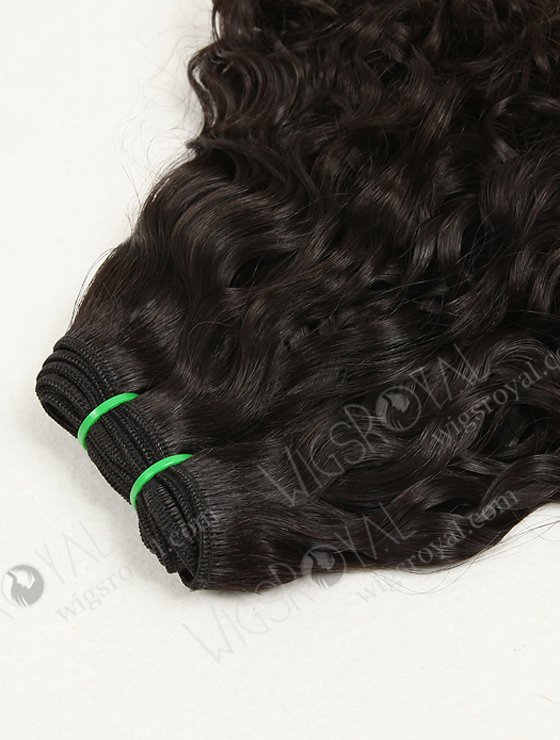 Double Draw 12'' Bouncy Curl Natural Color Peruvian Virgin Hair Extensions WR-MW-012-16823